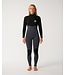 Rip Curl Women's E-Bomb 3/2mm Zip Free Wetsuit Black