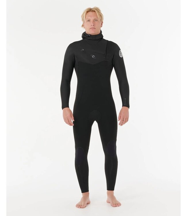 Rip Curl Mens Dawn Patrol PRO 5/4mm Hooded Chest Zip