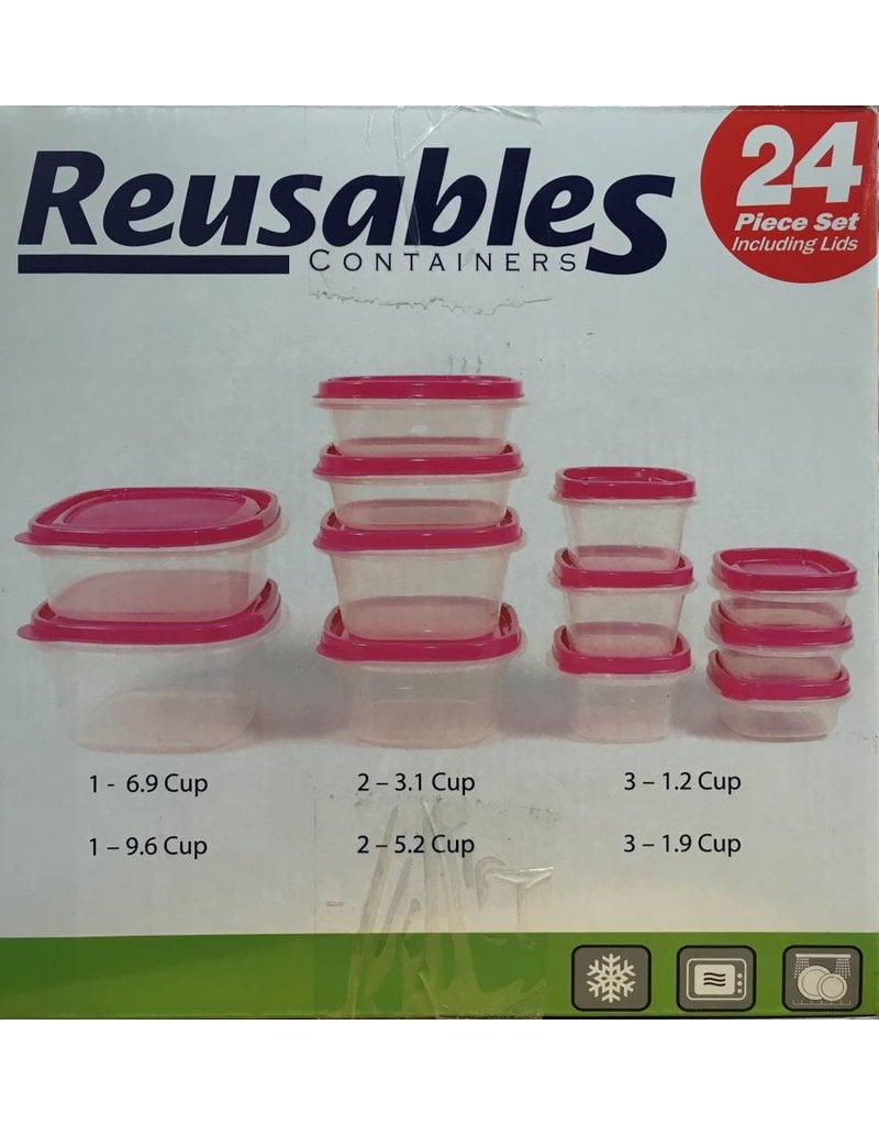 Reusables Reusables Food Containers - 24 pcs