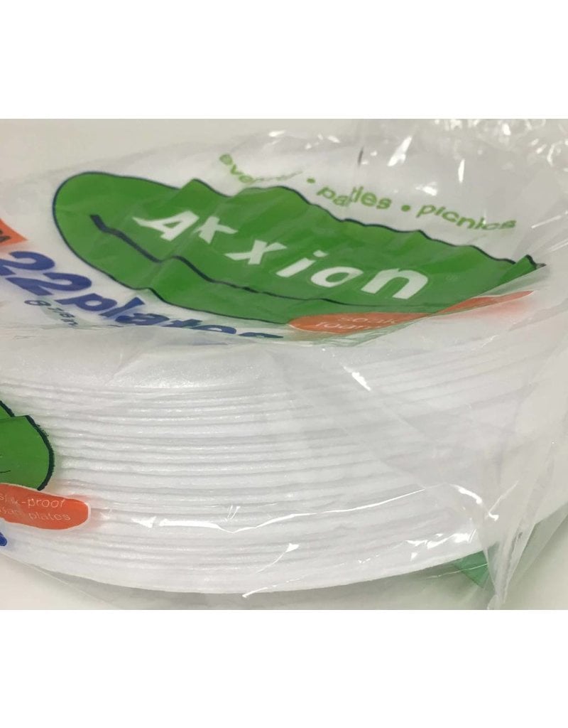 Axxion Premium Quality Foam Plates - 22 Plates