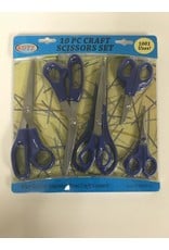 KUTZ 10pc Craft Scissor Set