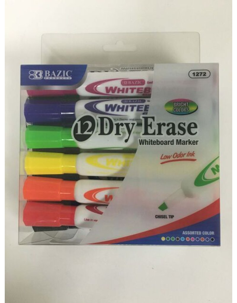 Bazic 12 Dry Erase Markers