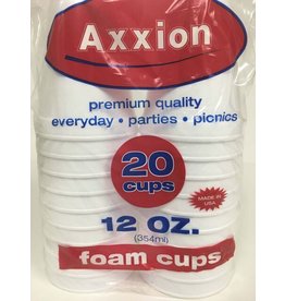 Axxion Axxion 20 Foam Cups 12oz