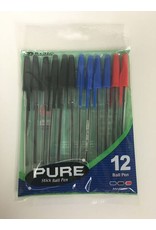 PURE Simple Ball Pens Assorted