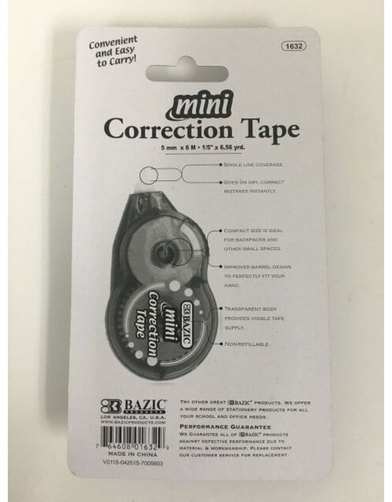 Bazic Small Correction Tape
