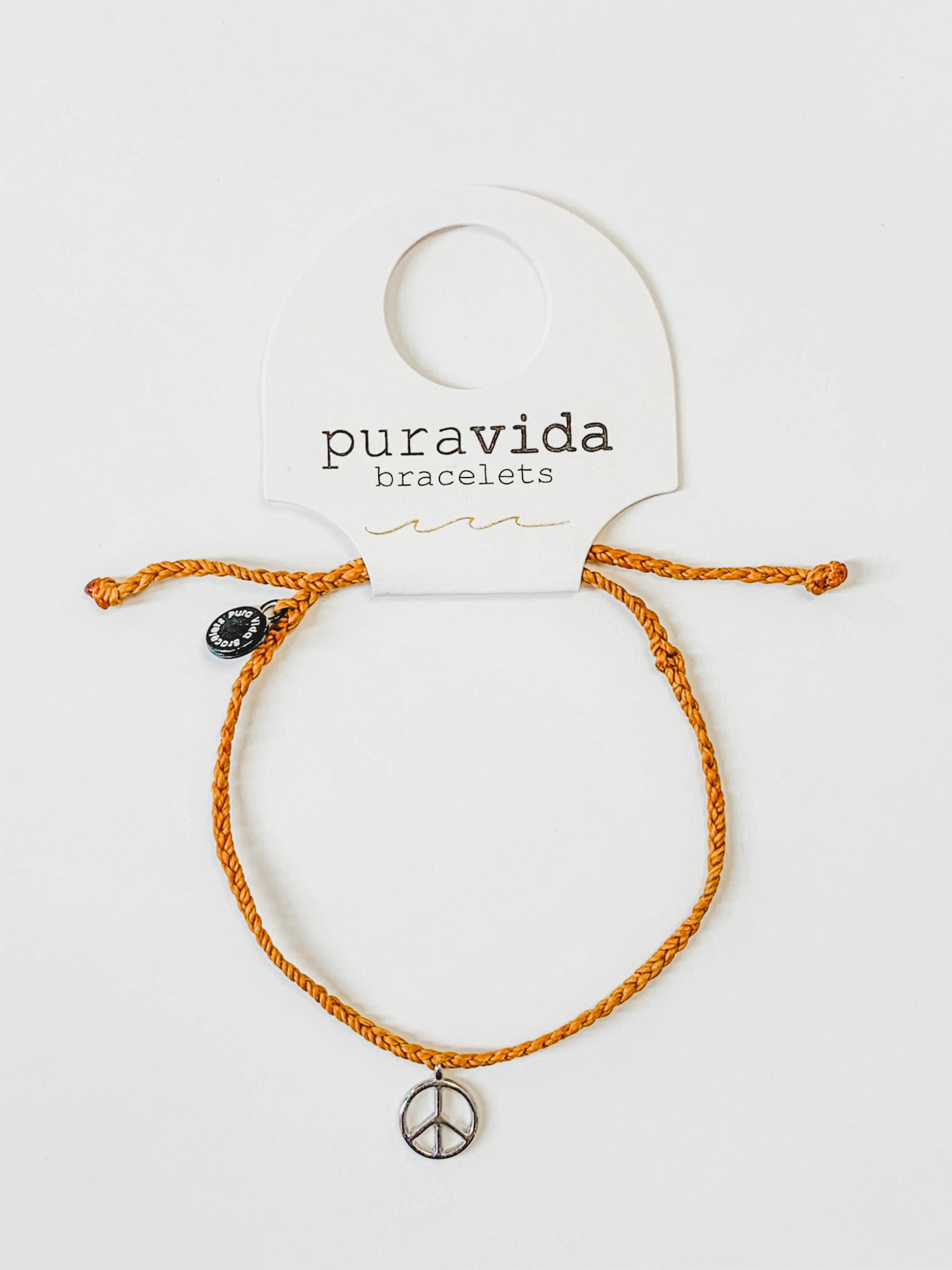 pura vida peace sign bracelet