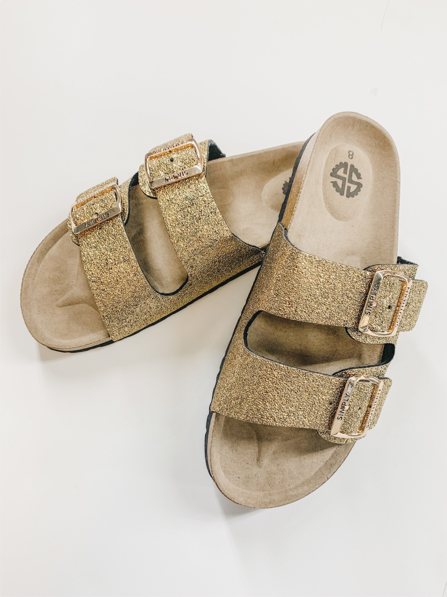 simply southern glitter sandals