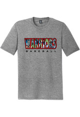 Bella and Canvas Warriors Baseball/Softball Picture T-shirt