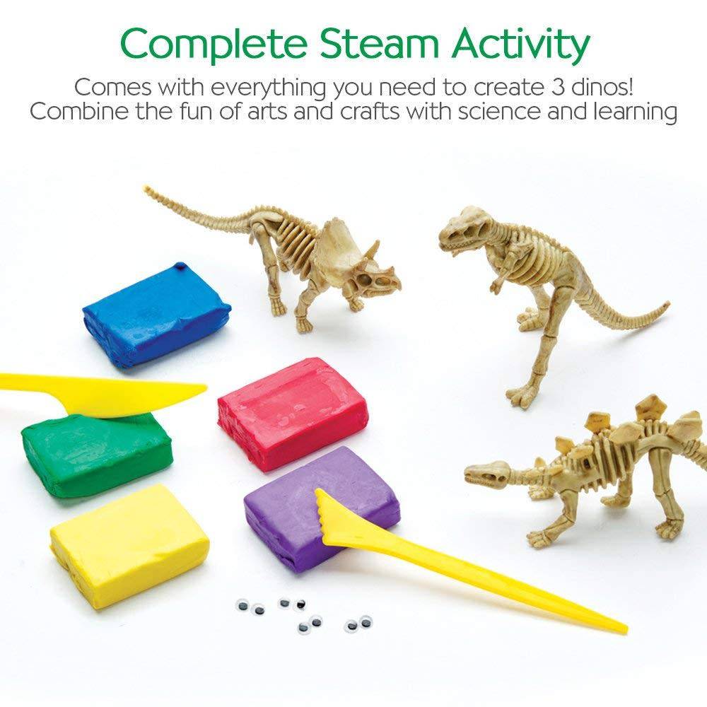 Create with Clay Dinosaurs Kit