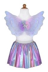 Magical Unicorn Pastel Skirt & Wings Set by Great Pretenders