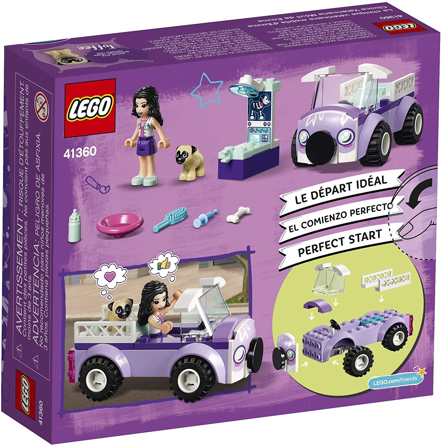 lego emma's mobile vet clinic