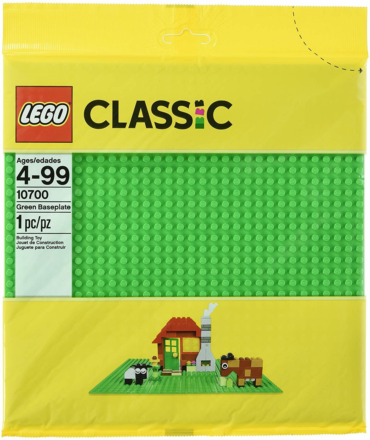lego classic green baseplate 10700