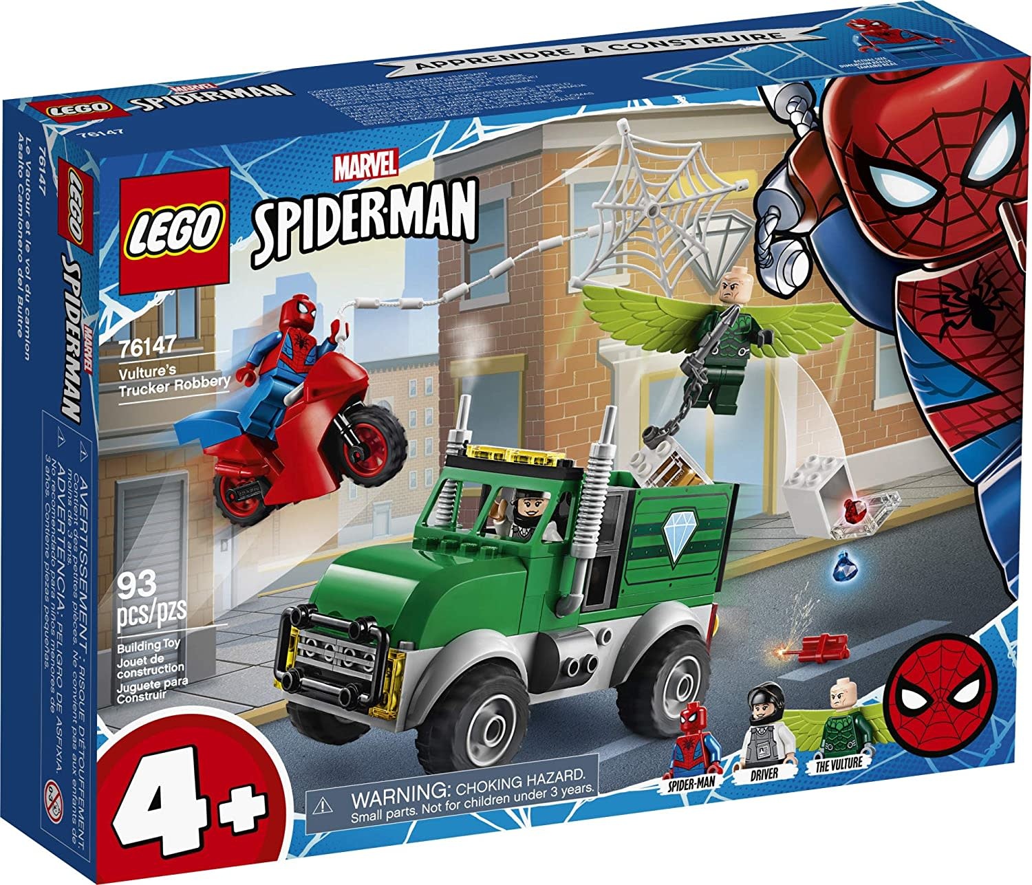 lego spiderman truck