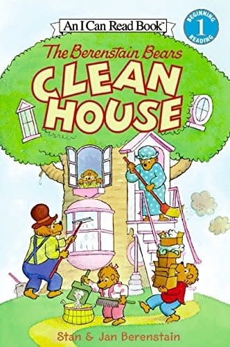 The Berenstain Bears Clean House - I Can Read (Level 1)