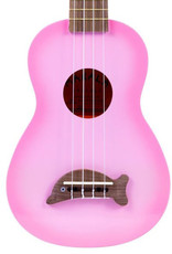 Makala Dolphin Pink Burst Soprano Ukulele by Kala Music