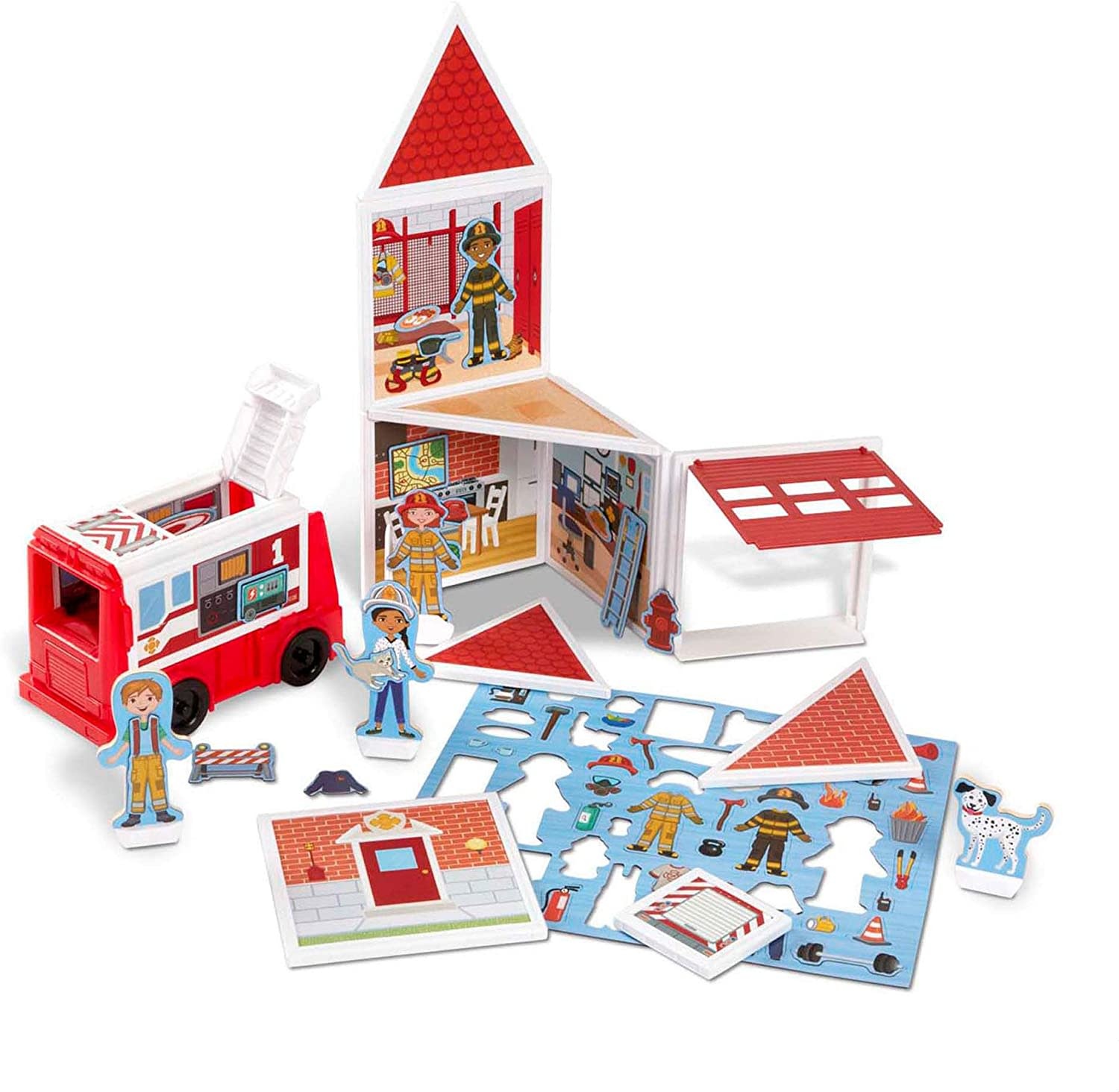 melissa and doug fire station