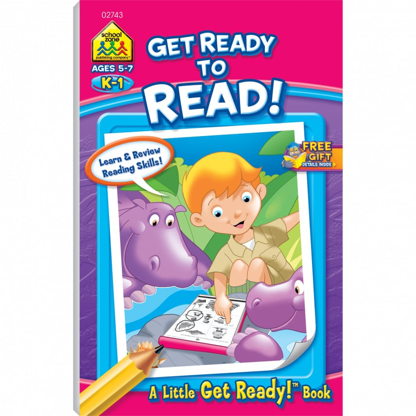 Get Ready To Read Workbook By School Zone Fundamentally Toys