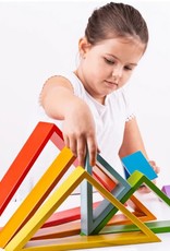 Wooden Stacking Triangles by Bigjigs Toys