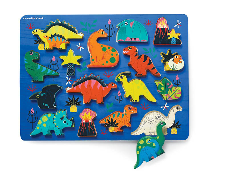 Dinosaurs 16-pc Wood Puzzle by Crocodile Creek