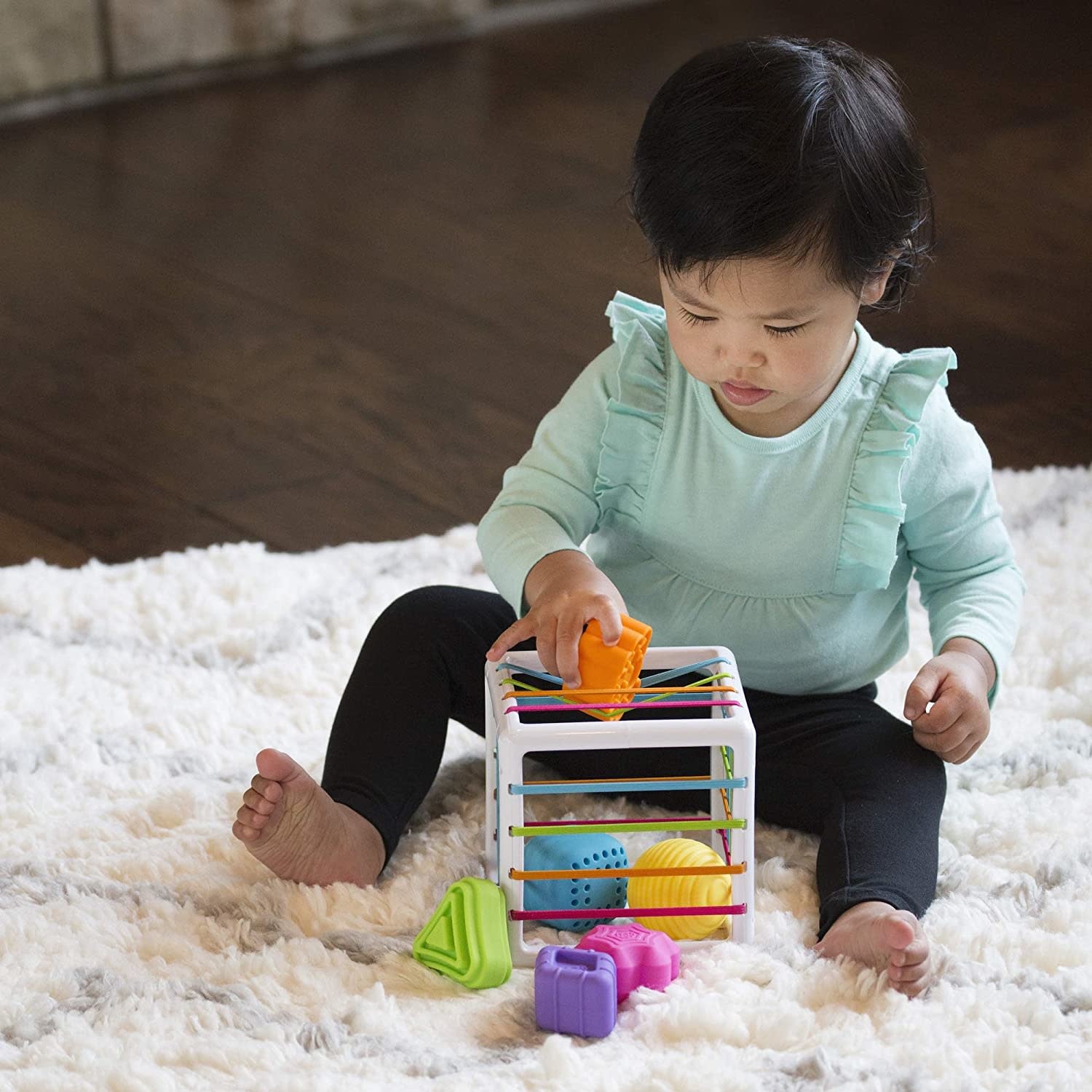 InnyBin Shape-Sorting Cube by Fat Brain Toys