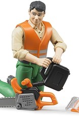 Forestry Worker w/ Accessories by Bruder