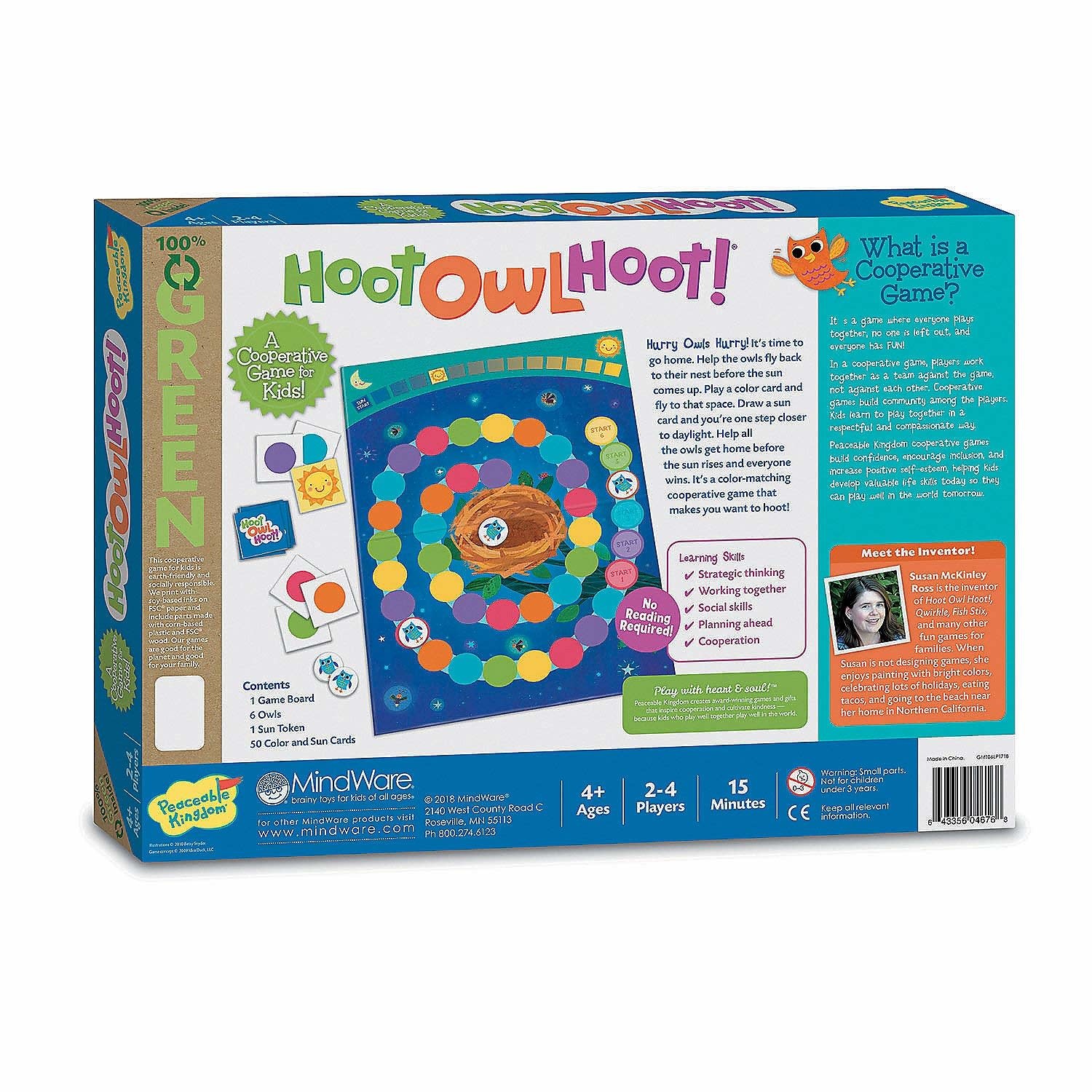 Hoot Owl Hoot Game by Peaceable Kingdom