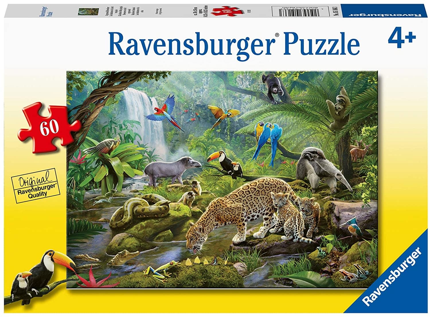 Rainforest Animals  60-pc Puzzle by Ravensburger