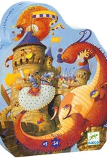 Valliant & The Dragon 54-pc Puzzle by Djeco