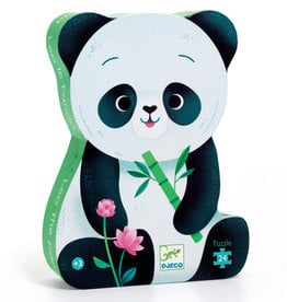 Leo the Panda 24-pc Silhouette Puzzle by Djeco