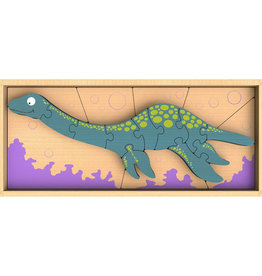 Dino Skeleton Puzzle - Plesiosaur