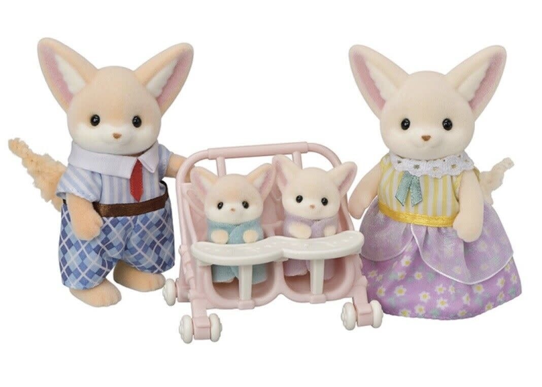 Calico Critters Calico Fennec Fox Family