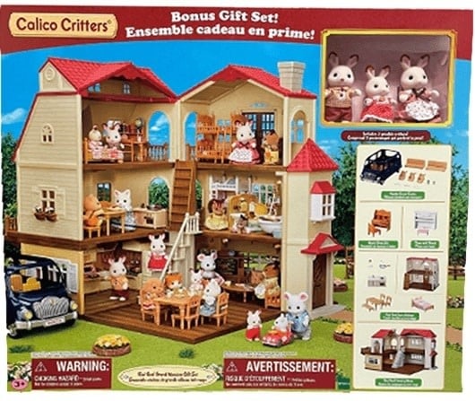 Calico Critters Calico Red Roof Grand Mansion Gift Set