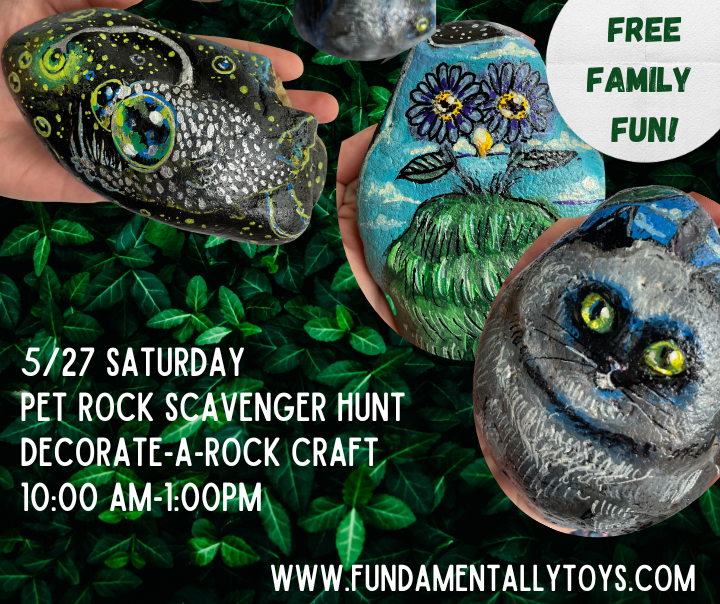 Rock Scavenger Hunt and Decorate your own Rock Craft