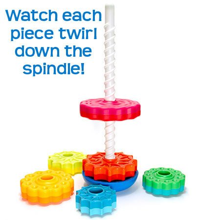 SpinAgain Stacking Toy by Fat Brain Toys
