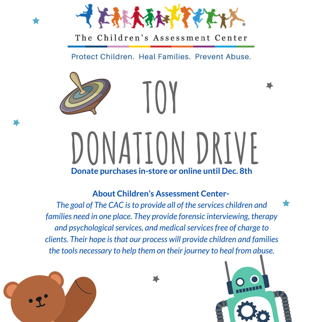 The Children's Assessment Center Toy Drive