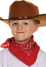 Aeromax Cowboy Hat w/ Bandana Brown