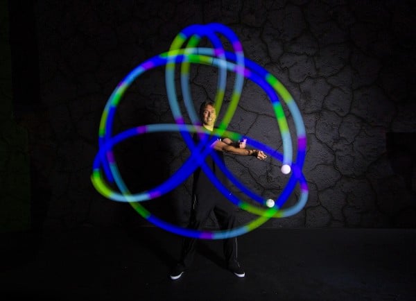 Spin-balls LED Poi by Fun in Motion