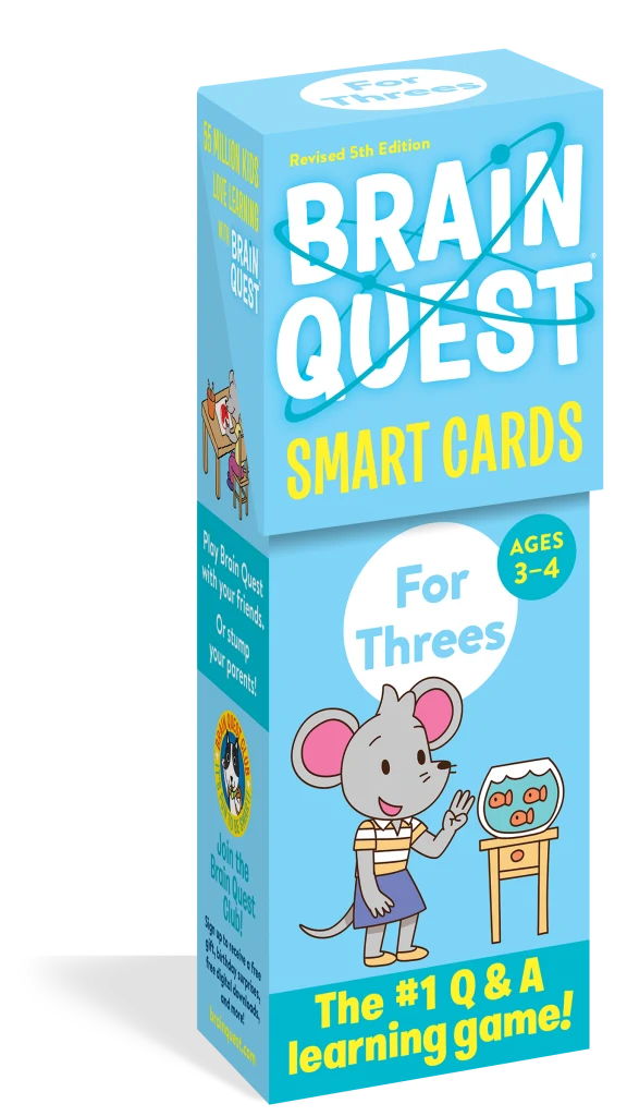 Brain Quest Decks Threes (Ages 3-4)