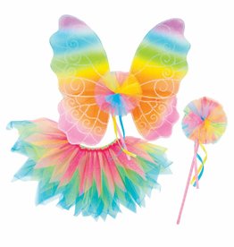 Rainbow Tutu, Wings & Wand Set