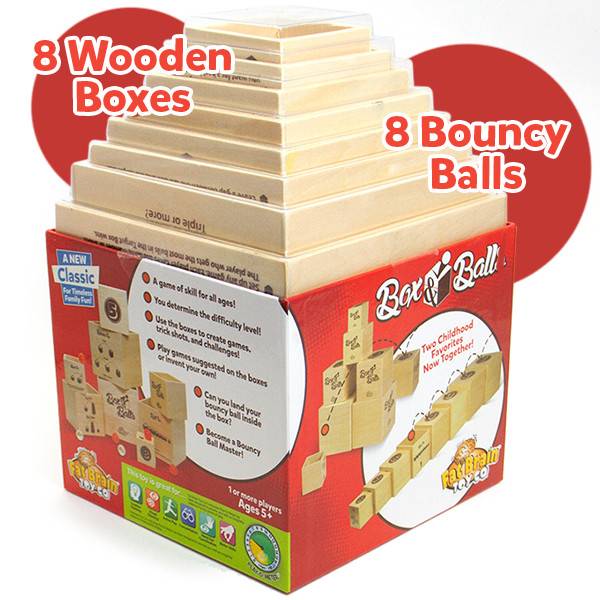 fat brain box and bouncy balls toy