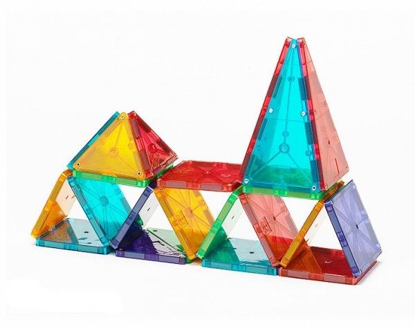 Magna-Tiles Clear Colors 32-pc Set