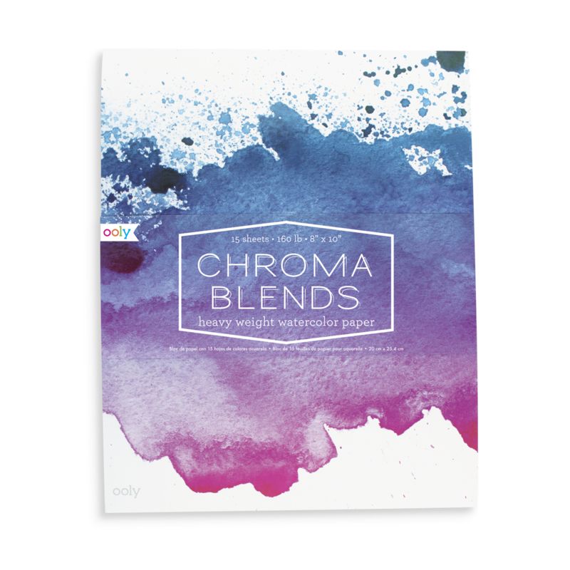Chroma Blends Watercolor Paper Pad by Ooly