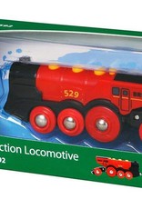 brio mighty red action locomotive