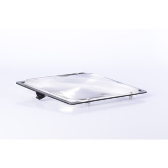 4x5" Ground Glass Magnifier in Metal Frame *