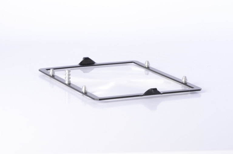 4x5" Ground Glass Magnifier in Metal Frame *