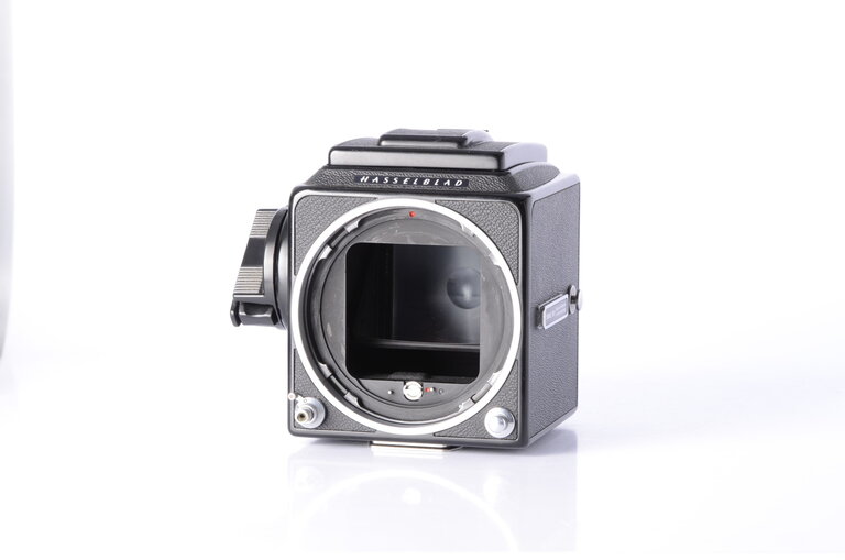 Hasselblad Hasselblad 500CM C/M with Waistlevel BLACK Medium Format Camera with Rapid Crank & WL finder*