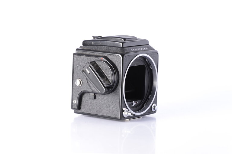 Hasselblad Hasselblad 500CM C/M with Waistlevel BLACK Medium Format Camera with Rapid Crank & WL finder*