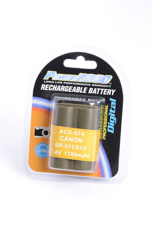 Power2000 Replacement for Canon BP511 Battery