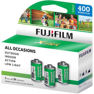 Fujifilm Fujifilm 400 ISO, 35mm Film (36 Exposure, 3 PACK) Fujifilm Fujifilm 400 ISO, 35mm Film (36 Exposure, 3 PACK)