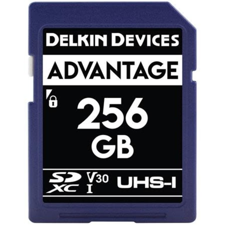 Delkin Delkin Devices Advantage 256GB UHS-I Class 10 U3 V30 SDXC 633x Memory Card